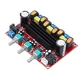 thumbnail image 3 of Placa amplificadora de potencia digital XHM139 TPA3116D2, 2 x 50 W + 100 W, módulo amplificador de potencia de 2.1 canales, 1224 V, 3 of 14