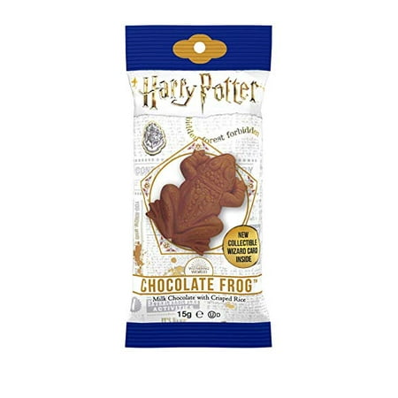 Harry London Chocolates - Harry Potter Milk Chocolate Frog with Collectible Wizard Trading Card - 6 Pack