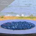thumbnail image 4 of Blue Ridge Brand™ 1/2"  Reflective Glass for Fireplace and Landscaping Fire Pit Glass - Blue  - 10 Pound, 4 of 6