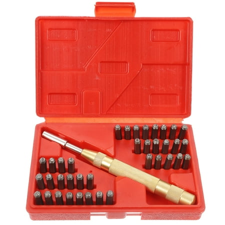 

1 Set Alloy Steel Letter Number Punch Tool Numbers Stamp Press Punch Tool