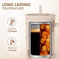 thumbnail image 4 of Vaso SANDJEST con mango de acero inoxidable de 40 onzas, 4 of 7