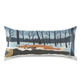 thumbnail image 3 of Sleepy Fox Satin Pillowcase 20''x30'' Double-Sided Print Soft Wrinkle Resistant, 3 of 9