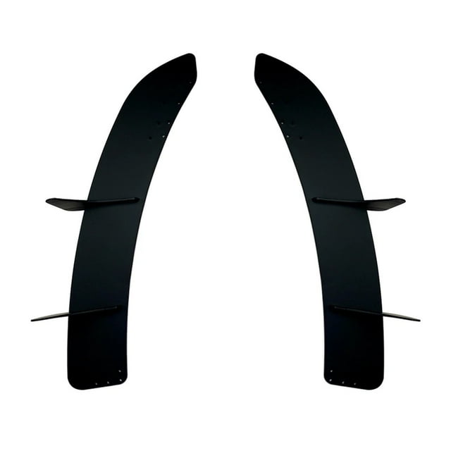 For Volkswagen VW Golf 6 6R VI MK6 R Rear Bumper Diffuser Lip Shark Fin Splitter Car Boot Spoiler Plate Canard Guard Tirm