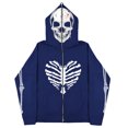 thumbnail image 1 of Sudadera con esternón oscuro europeo y americano para hombre y mujer, sudaderas con capucha góticas para pareja, sudadera de Cremallera larga de talla grande Harajuku 2023, 1 of 5