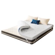 BEDLORE Twin Memory Foam Mattress Topper, 3 Inches Mattress Pad with Removable Washable Cover for Back Pain Relief