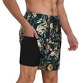 thumbnail image 2 of Cauagu Maillot de Bain Homme à Séchage Rapide avec Doublure de Compression - 3TG, 2 of 6