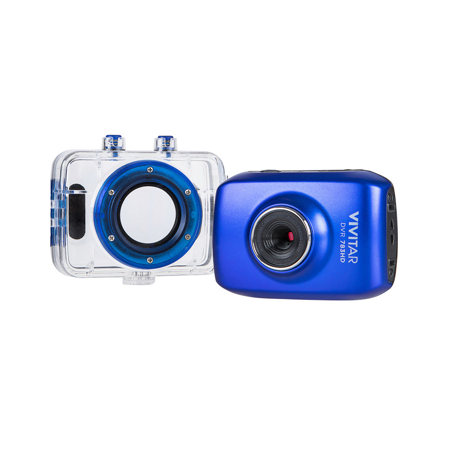 Vivitar 5.1MP HD ACTION CAMCORDER 720P, Blue