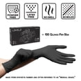 thumbnail image 4 of L3VEL3 Guantes (M) Guantes de nitrilo - Negro 100 Pc L3VEL3 Guantes (M) 100 Pc, 4 of 7