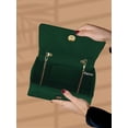 thumbnail image 7 of Women's Satin Evening Bag Top Handle Clutch Purse, Pleated Formal Handbag for Wedding Guest Party Prom Dinner, 7 of 7