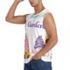 thumbnail image 3 of Fotbe Watercolor Gnome Garden Men's Camiseta sin Mangas Estampada para Hombres, Playera Casual para Gimnasio, Entrenamiento, Playa-XX-Large, 3 of 7