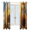 thumbnail image 3 of Sunflower Blackout Curtains for Bedroom Curtains Insulated Room Darkening Window Drapes for Living Room, 3 of 7