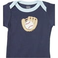 thumbnail image 3 of Luvable Friends Baby Boy Cotton Bodysuits 5pk, Baseball, 3-6 Months, 3 of 6