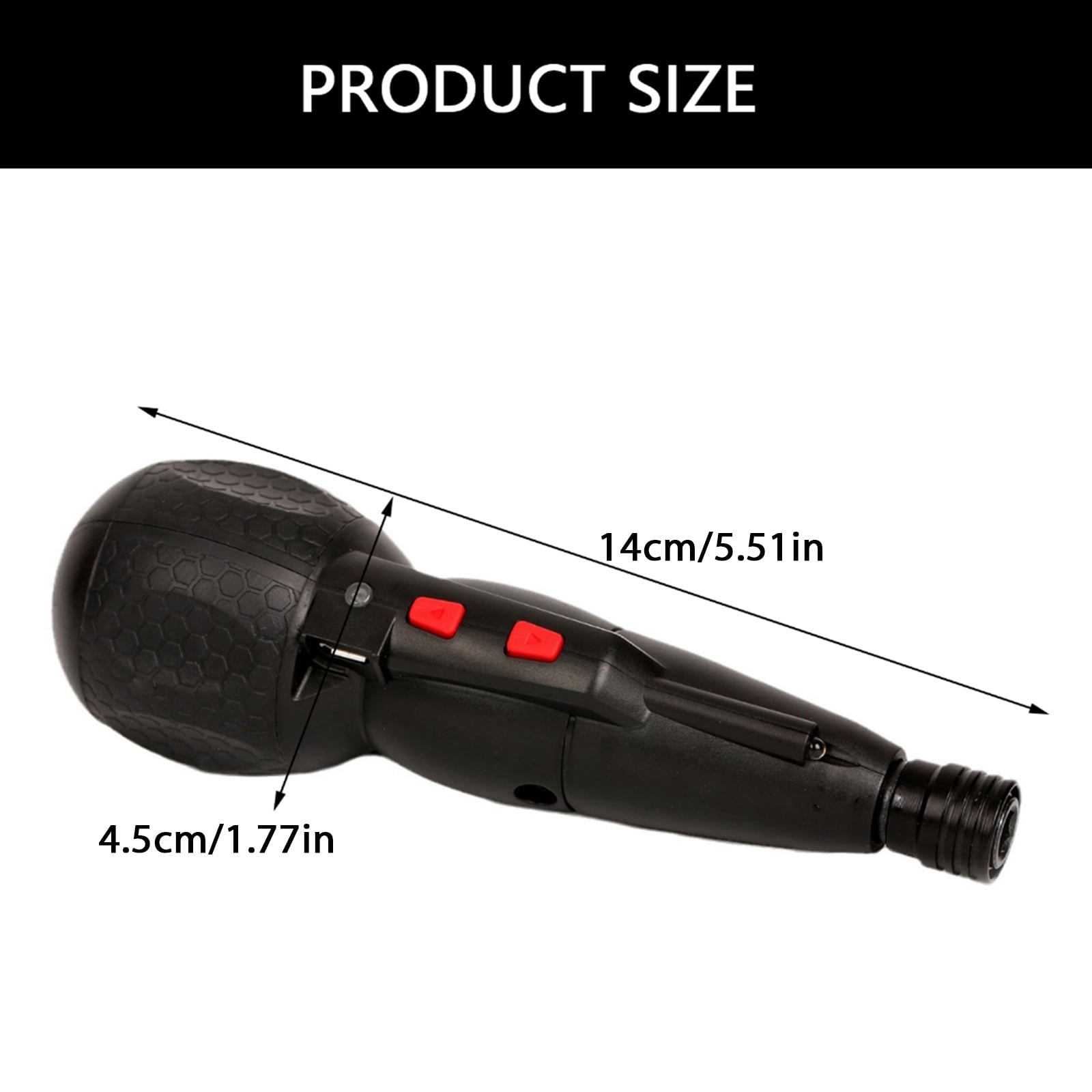 KCAHPAN Ergonomic AntiSlip Electric Screwdriver Forward/Reverse Switches with 5Bits