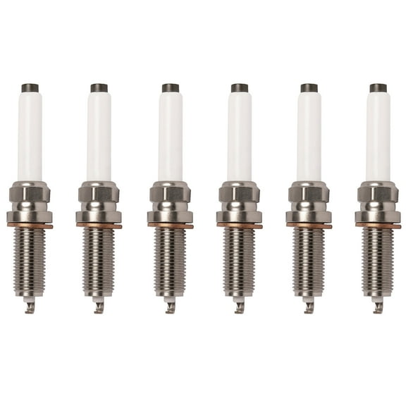 For Mercedes-Benz W166 W190 W218 Set Of 6 Spark Plugs SILZKFR8D7S / 95875