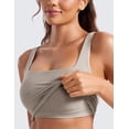 thumbnail image 4 of CRZ YOGA Butterluxe Square Neck Sports Bras for Women, 4 of 5