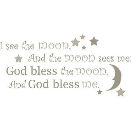 WallPops I See the Moon Wall Wishes Decal Set