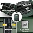 thumbnail image 6 of Skyway Luggage Silverton 28" Hardside 8-Wheel Large Check-In Expandable Spinner with TSA Lock, 6 of 10