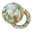 thumbnail image 2 of Susaid Watercolor African Animals Wildlife Print Elastic Bar Stool Cover Personalized Washable Stool Cover for Barbershop Home Bar Kitchen-14 inch, 2 of 7