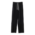 thumbnail image 2 of BLCHUNen Mens Sweatpants Lightweight Breathable Lounge Drawstring Elastic Pajama Pants with Pockets, 2 of 7