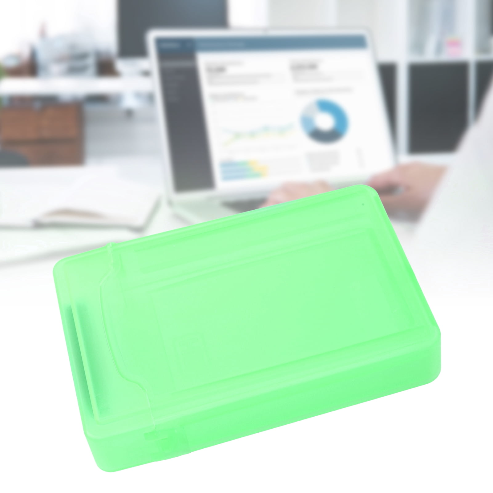 Drive Storage Case, Hard Disk  Box Non Slip  For 3.5in HDD SSD Gray,White,Blue,Red,Green