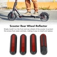 thumbnail image 4 of Electric Scooter Hub Cover, ABS Plastic 4PCS I And U Shape  Compatibility Scooter Rear Hub Reflector With Screws For M365 PRO PRO2, 4 of 8