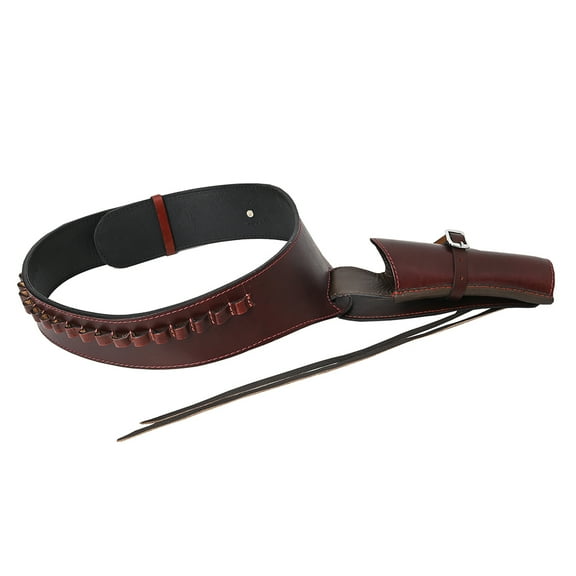 42 In Hilason Western Right Hand Gun Holster Rig 44/45 Cal Leather Cowboy