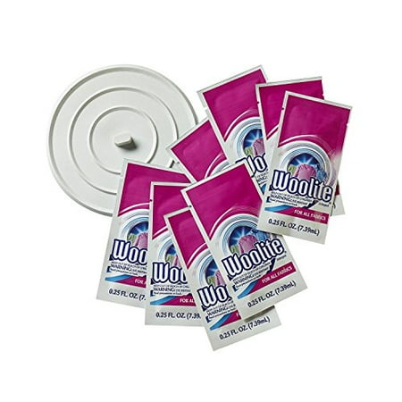 Lewis N. Clark Woolite Travel Laundry Kit With Sink Stopper and Liquid Soap (16 Pack & 2 Sink Stopper)