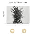 thumbnail image 3 of Orinice Modern Elegant Black And White Palm Tree Leaves and Pineapple Giclee Canvas Prints Wall Art Picture Living Room Bedroom Home Decorations Each Size  20x16in, 3 of 6