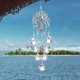 thumbnail image 1 of 24 inches Sol de cristal, prisma de ventana, atrapasueños, captador de sol colgante para el hogar, jardín, lámpara de cristal, colgante de cortina, decoración colgante, 1 of 5