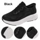 thumbnail image 4 of Deporte Malla para Mujer Zapatos para Correr Ajustables Zapatos Deportivos Al Aire Libre (Negro 36), 4 of 9