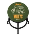 thumbnail image 5 of Trademark Gameroom Jeep Willys Green Black Ribbed Barstool, 5 of 5
