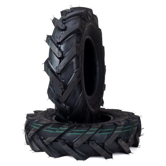 (2) Tiller Tires 4.8x4x8 4.8x4-8 4.80-4.00-8 480/400-8 Ag Tread 4 Ply