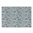thumbnail image 1 of Pastel Cutting Board, Peonies Daisies Tulips Colorful Doodle Style Botanical Garden with Heart Shapes, Decorative Tempered Glass Cutting and Serving Board, Small Size, Multicolor, by Ambesonne, 1 of 1