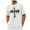 White, variant on ZQUUVOU Men's T-Shirt Casual Short Sleeve Easter Printed Crew Neck Shirts (Black,M)