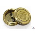 thumbnail image 2 of NauticalMart Happy Graduation Quote Engraved Brass Compass with Case, 2 of 5