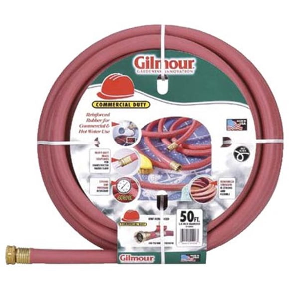 Gilmour 305-18-58050 11226 5-8 Inchx50' Reinforced Rubber Hose