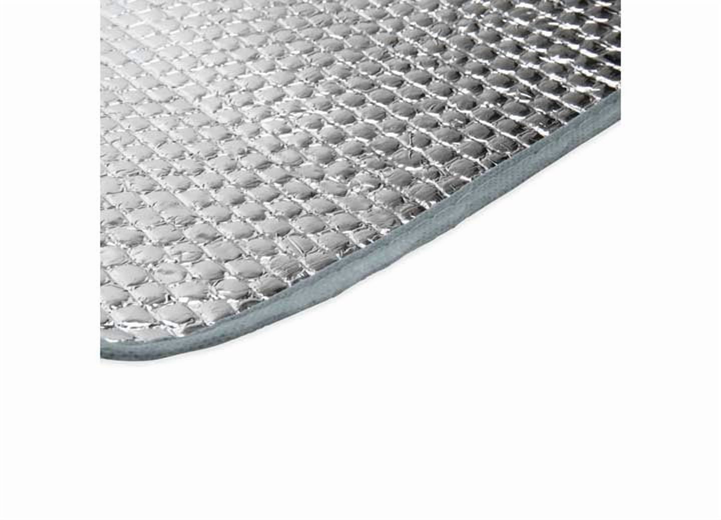 Camco Reflective Camper/RV Window Cover | Features a Single Bubble Foil Laminate Insulation | Collapses for Convenient Storage & Measures 62" (L) x 26" (W) | (45163)