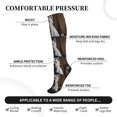 thumbnail image 3 of Lsque Dog Wrapped in Towel 1 Pattern Sport Compression Socks for Men & Women 15-20 mmHg Knee High Nurse Pregnant Running Medical and Travel Athletic, 3 of 6