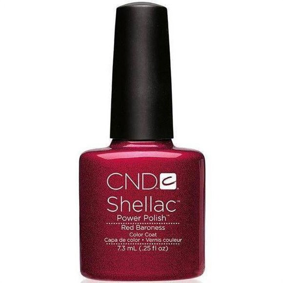 Shellac Nail Color - Red Baroness by CND for Women - 0.25 oz Nail Polish