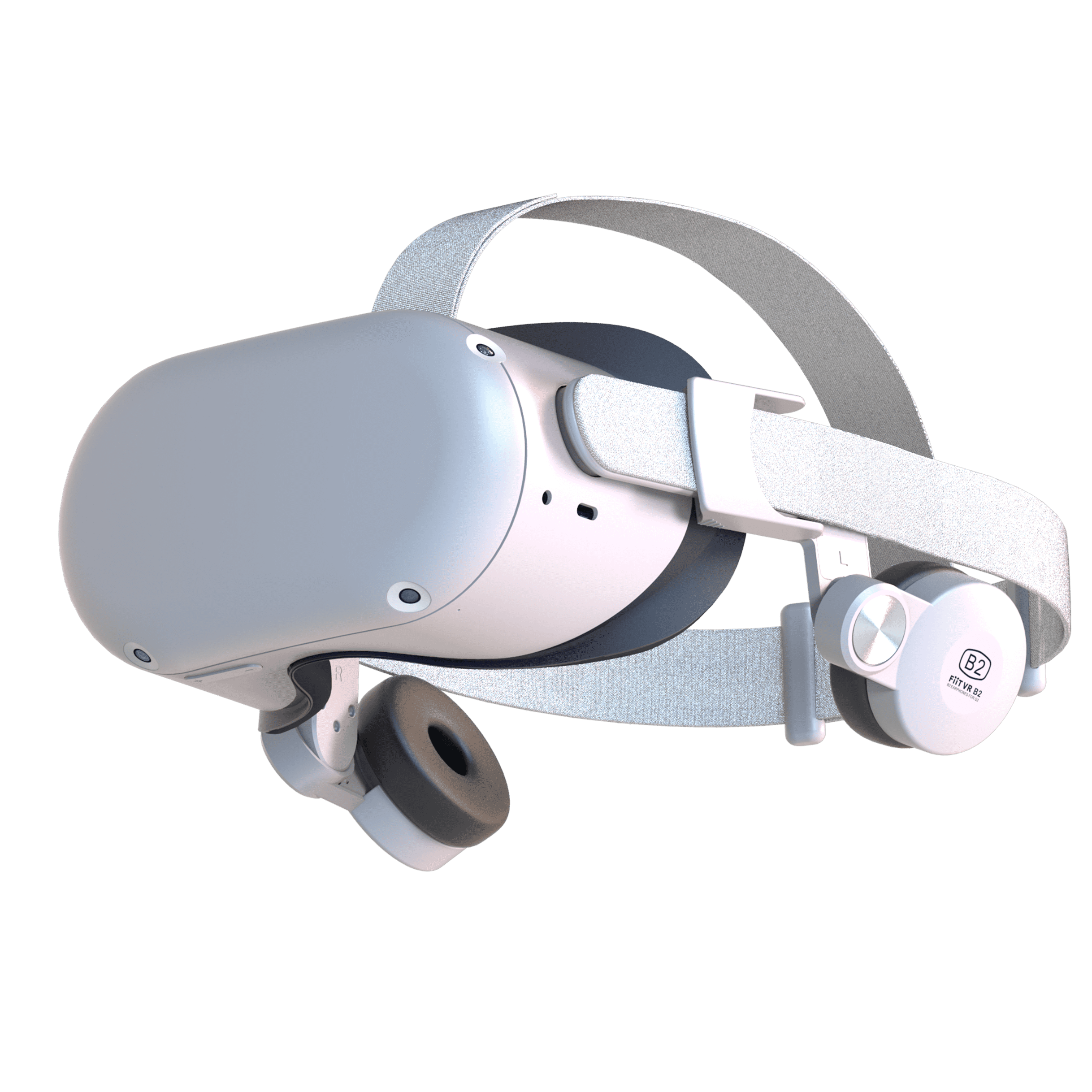 Meta/Oculus Quest 2 Accessories Hibloks Adjustable Ear Muffs for Meat/Oculus Quest 2 Enhance Sound Effect Compatible with Original Strap/Elite Strap/KIWI Strap/BOBOVR Strap .etc 