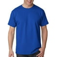 thumbnail image 3 of Hanes ComfortBlend EcoSmart Men`s Crewneck T-Shirt, L, Deep Royal, 3 of 7