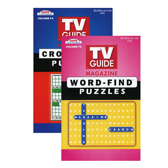 zone Køre ud Skim KAPPA TV Guide Word Finds & Crossword Puzzles Book - Digest Size Case of 24  - Walmart.com