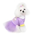 thumbnail image 4 of Pet Skirt Teddy Bear Poodle Dog Cute Yarn Skirt Pet Skirt Teddy Bear Poodle Dog Cute Yarn Skirt Pet Clothes Rack Hanger (Pink, S), 4 of 5