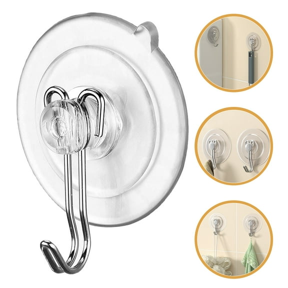 Masteelf 15pcs Heavy Duty Suction Cup Hooks Towel Hangers For Glass Windows Signs Holiday Ornaments Suncatchers Tile Bathroom Shower Kitchen Scarf Keychain Backpacks