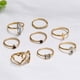 thumbnail image 5 of Anillos para mujer, regalos para mujer, estilo bohemio, moda, conjunto de 8 piezas, anillo de circón, 5 of 5