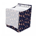 thumbnail image 3 of Giraffe Washer Cover, Pattern with Funny Animals on Night Sky, Waterproof Dustproof Decorative Fabric, 29" x 28" x 40", Dark Orange Navy Blue, by Ambesonne, 3 of 3