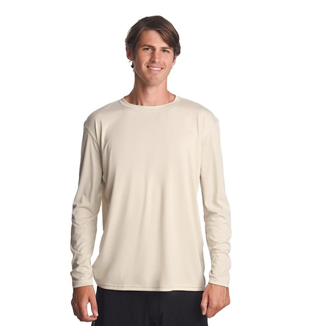 Denali Performance Men's Mega Solar ProtectUV Long Sleeve, Bermuda Tan, X-Large