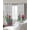 Off White, variant on Cactus Tropical Watercolor Blackout Curtains for Bedroom/Living Room, Thermal Insulated Kitchen Curtains, Linen Texture Summer Grommet Darkening Window Treatment Drapes 42"x63"x2