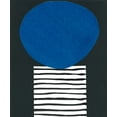 thumbnail image 2 of Stramel, Renee W. 12x14 Black Ornate Wood Framed with Double Matting Museum Art Print Titled - Memphis in Blue V, 2 of 4