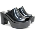 thumbnail image 4 of Melissa Women's Heeled Jelly Mule, Black,8 M US, 4 of 7